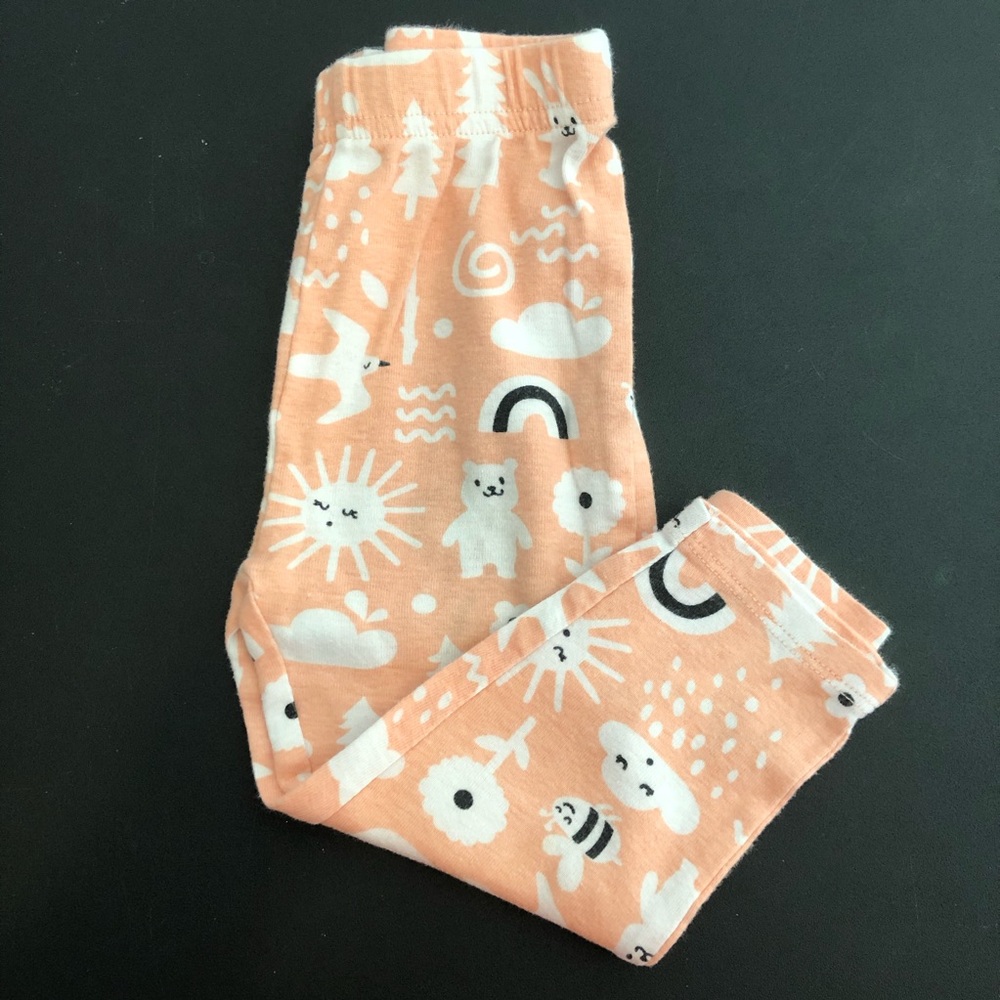 Hello Bello Peach Leggings Size 12 Months *See Description*